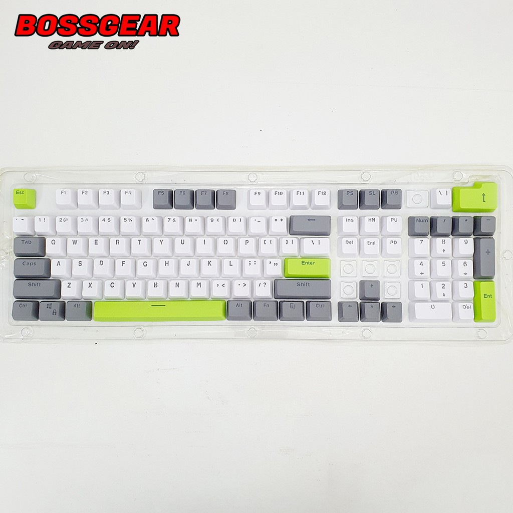 Bộ Keycap PBT 106 BG2-v3 Phím Double Shot Xuyên LED ( OEM Profile, Ansi layout )