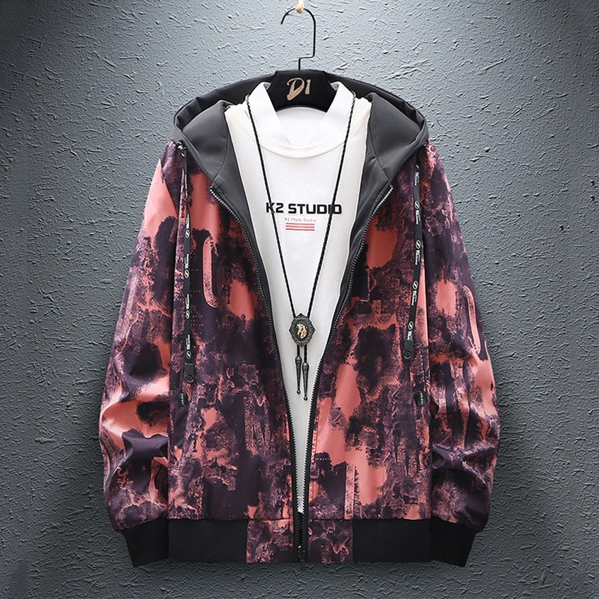 Áo Khoác Nhẹ Nam Thu Đông Khoá Kéo Loang Màu Thời Trang Hàn Quốc Hot Trend ZENKODLMEN AO KHOAC NAM 134C | BigBuy360 - bigbuy360.vn