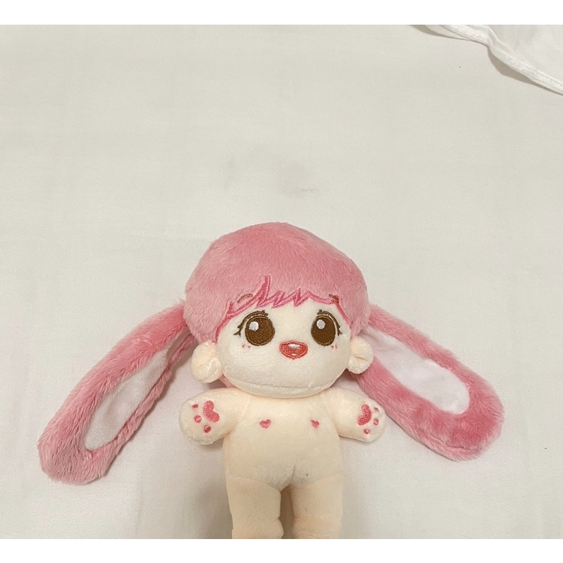 Búp bê Doll Jaemin 15cm tóc hồng tai liền