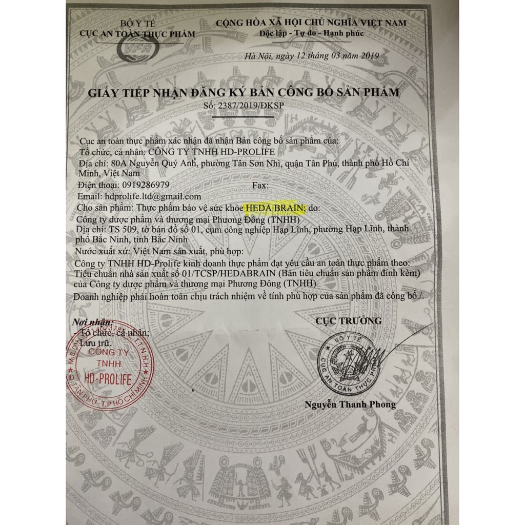 HEDA BRAIN - HEDABRAIN- CHỐNG MÁU ĐÔNG-NGỪA XƠ VỮA MẠCH MÁU NÃO- -100% chính hãng.