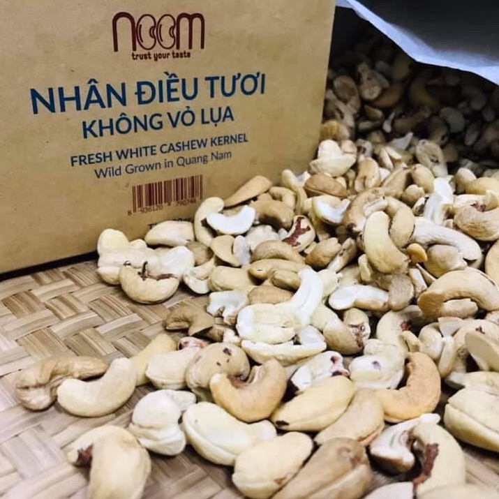 Hạt Điều Tươi Bóc Vỏ [ FREESHIP ] Điều Hoang Dã Hộp 500Gr - Thương Hiệu NOOM Ăn Chay Làm Sữa Hạt