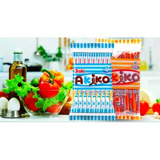 Set 3 gói Bánh Snack Que Akiko Oishi Các Vị  mỗi gói 20 que