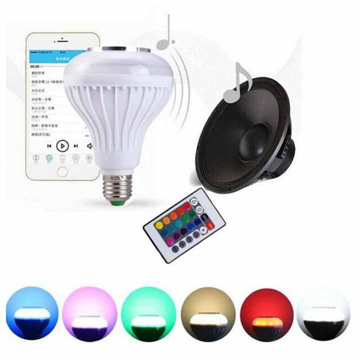 Bóng Đèn LED Kiêm Loa Bluetooth Chỉnh Màu Được