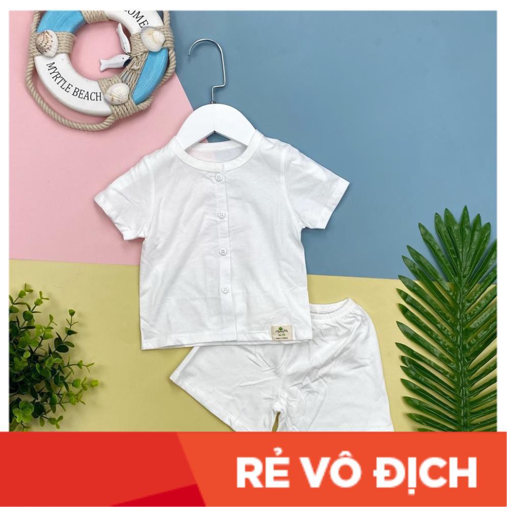 Bộ sơ sinh cotton côc tay cài cúc bé trai size 3-18M, cho bạn từ 4-10kg. Chất cotton mỏng, nhẹ, thương hiệu litibaby