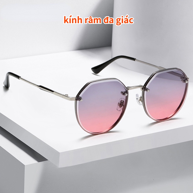 Kính râm thời trang nữ Không khung, Bảo vệ tia cực tím cao cấp Cần thiết cho du lịch Quà tặng, Hàng giao ngay