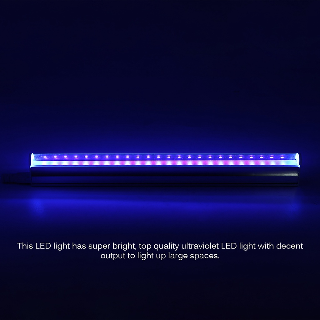 Đèn chiếu sáng đen UV 24-LED 6W cho poster UV có thể điều chỉnh ánh sáng cho bữa tiệc