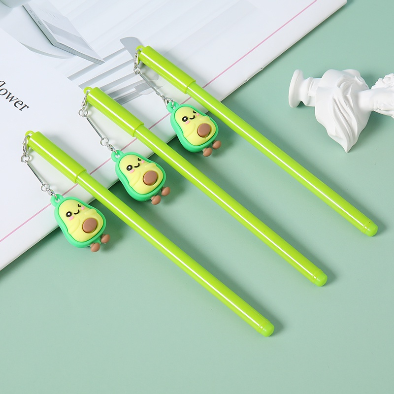 Set 12 Cây Bút Gel Tẩy Xóa Đươc nắp bút tòn ten dễ thương (mix nhiều mẫu)