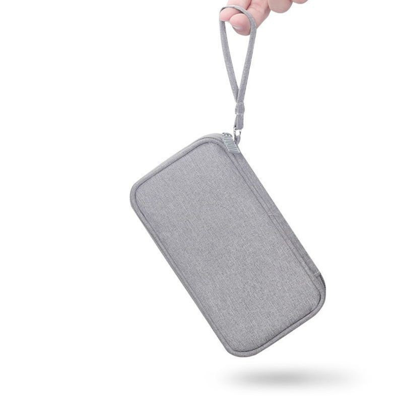 Túi Đựng Bảo Vệ Dây Cáp Sạc Dự Phòng / Tai Nghe / Ổ Cứng Bằng Polyester Siêu Bền Tiện Dụng Mang Theo Du Lịch