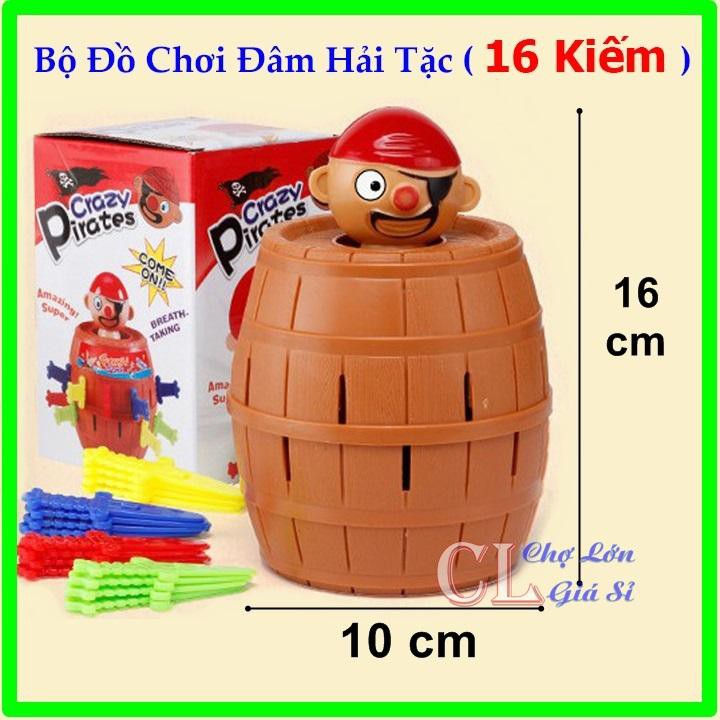Bộ Trò Chơi Đâm Hải Tặc Siêu Kịch Tính 16 Kiếm (Loại Tốt) - Bộ Trò Chơi Vui Nhộn Dành Cho Mọi Lứa Tuổi