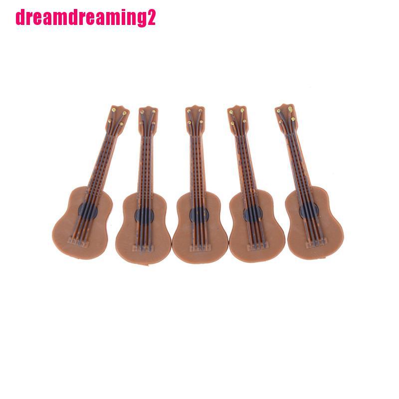 Đàn Guitar Đồ Chơi Dễ Thương Cho Nhà Búp Bê