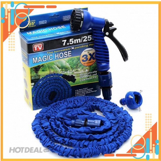 🔏Hàng Loại 1🔏 Vòi Rửa Xe, Tưới Cây, Vòi Xịt Rửa Thông Minh Giãn Nở Magic Hose Giãn Nở 15/30M