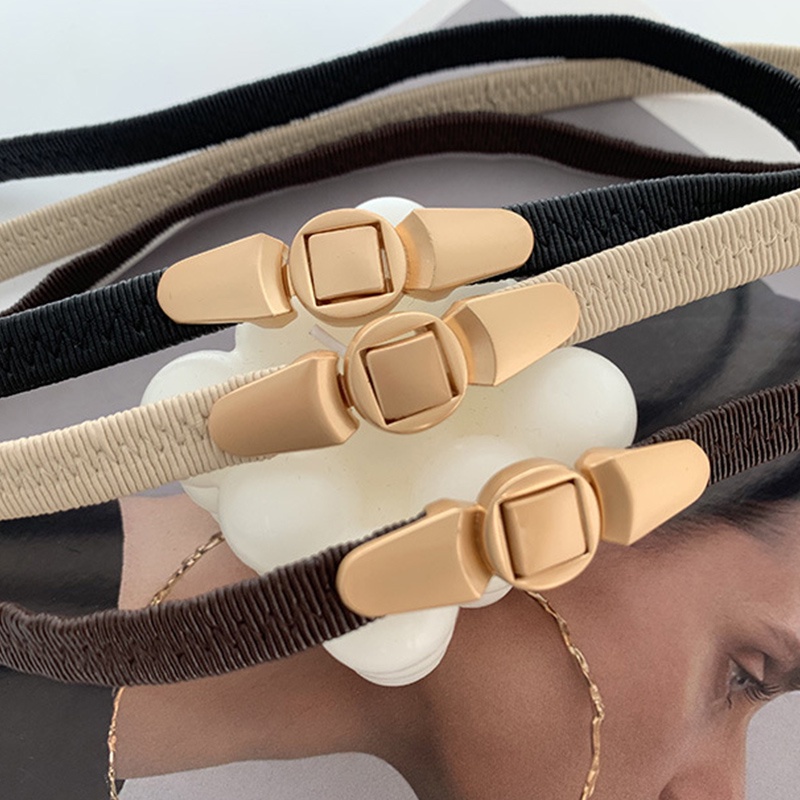 Dây Thắt Lưng Co Giãn Mỏng Nhẹ Dành Cho Nữ