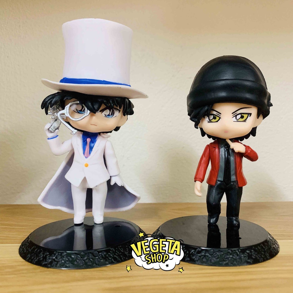 Mô hình Conan - Shinichi Ran Mori Kaito Kid Tooru Toru Amuro Shuichi Akai Hanzawa Hattori Heiji Haibara Cao 10~12cm