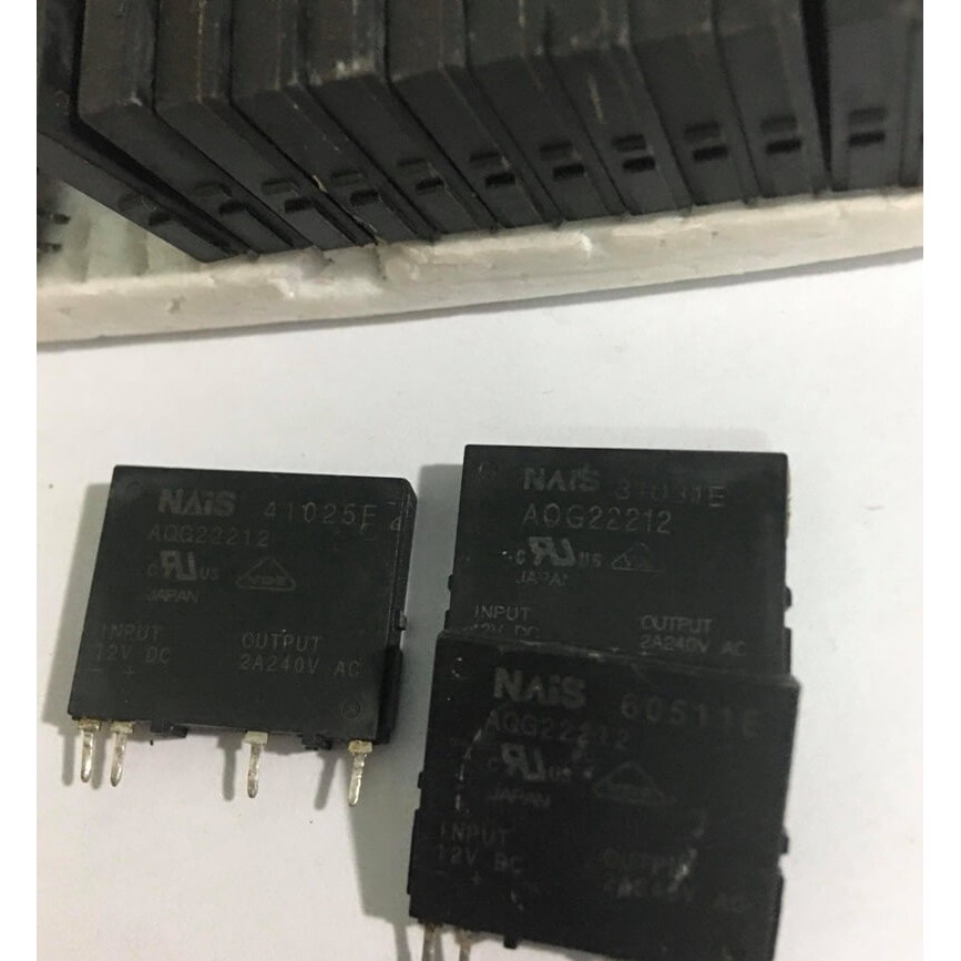 Phototriac AQG22212 2A 400VAC 12VDC điều khiển quạt bóc máy. ( thay thế cho G3MC-202P-VD-2 , g3mc-201pl-mg3 ).