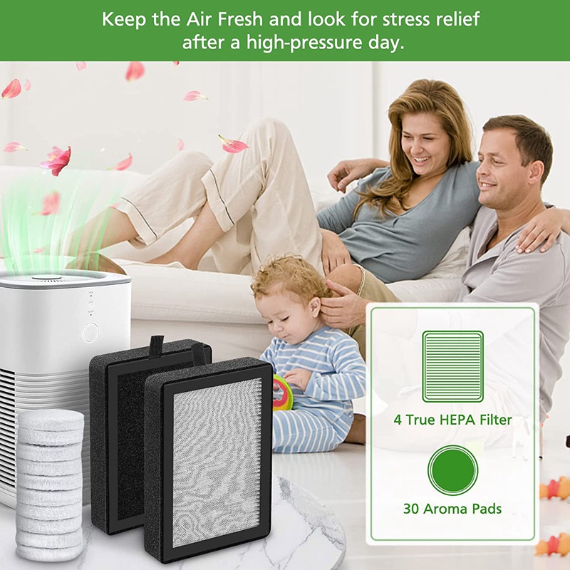 Bộ Lọc HEPA Cho Máy Lọc Không Khí LEVOIT - H128 / PUURVSAS (HM669A) / ROVACS (RV60) Hệ Thống Lọc Không Khí 3 Chế Độ