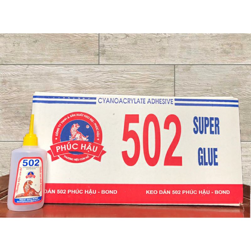 Keo 502 dính mau khô sau 3s, Phúc Hậu Chủng loại V39, rất phù hợp với các xưởng sản xuất gỗ lớn nhựa và đồ gỗ nội thất