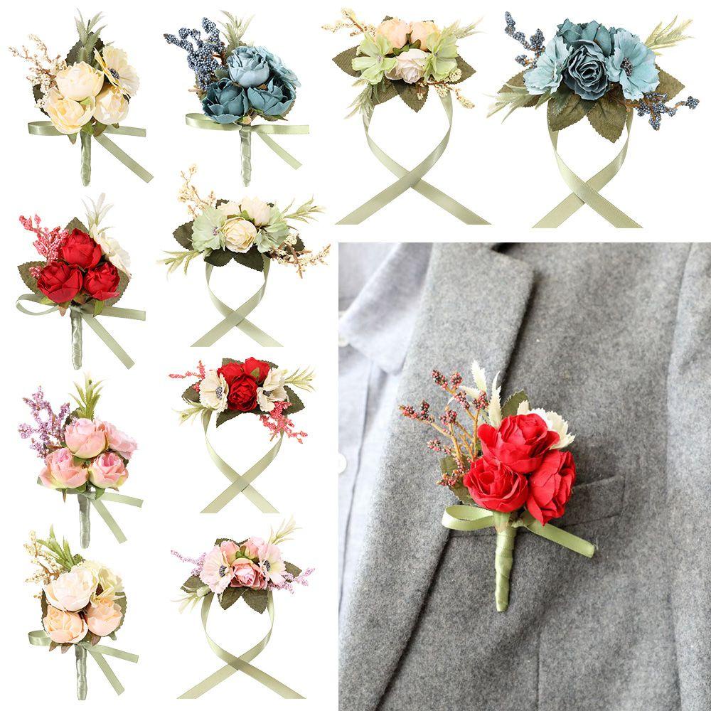 ME Vòng Tay Hoa Giả Trang Trí Hoa Thời Trang Cho Cô Dâu