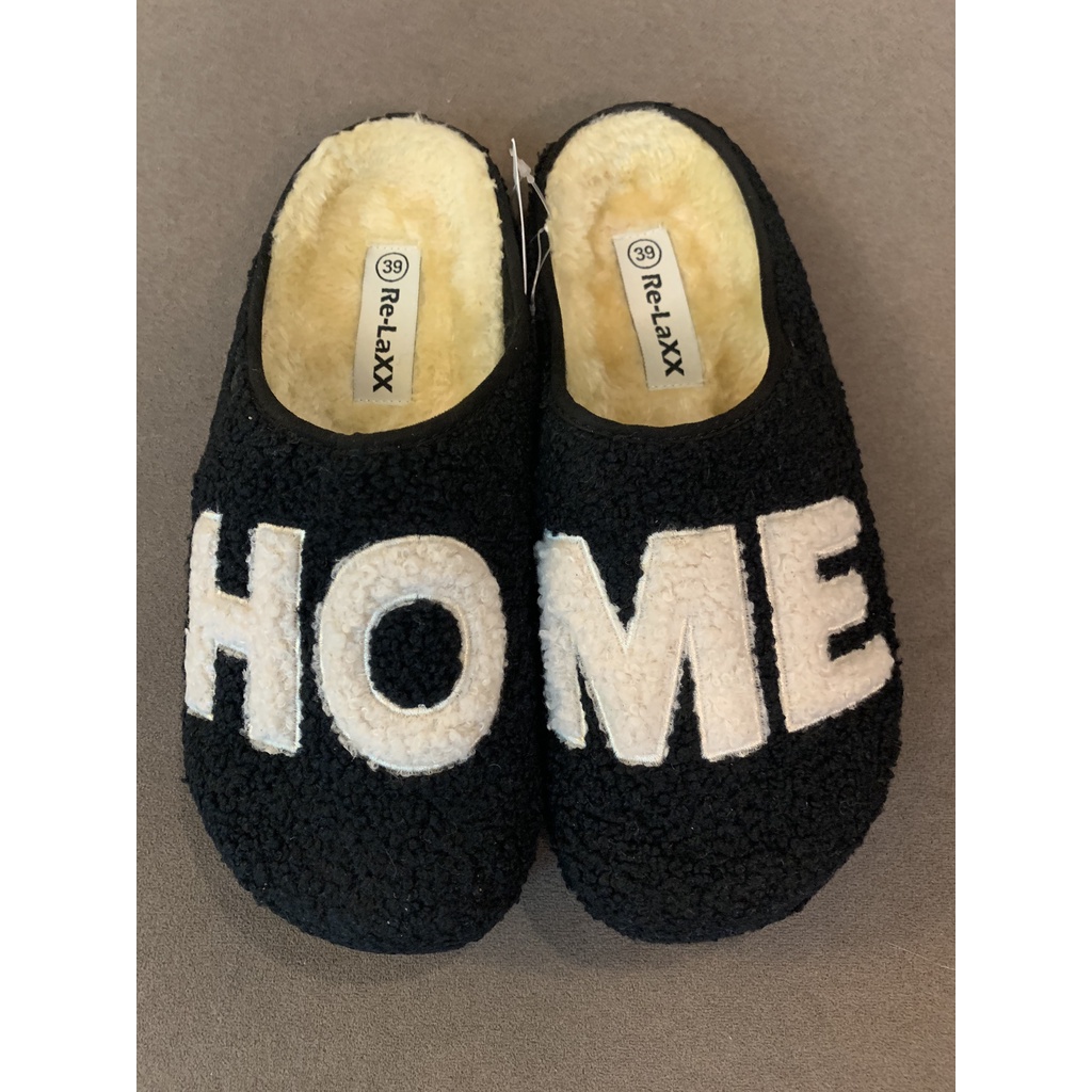 Dép đế trấu HOME SCHAF WOOL chính hãng 100% Đức - quai len nỉ - lông vũ - êm chân chống lạnh