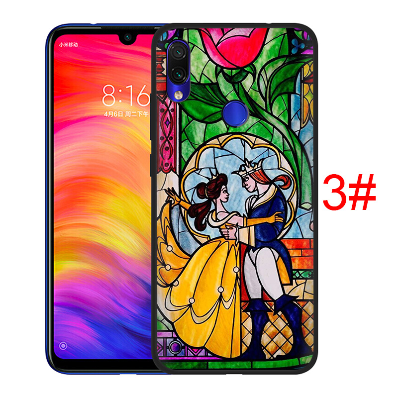 Ốp Lưng Mềm In Hình Beauty And The Beast Cho Redmi Note 9 9s 8t 8 7 6 5 Pro 5a Prime 4x Poco X2