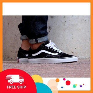 [CÓ SẴN] Giày Sneaker Vans Old Skool black/ white (đen trắng )