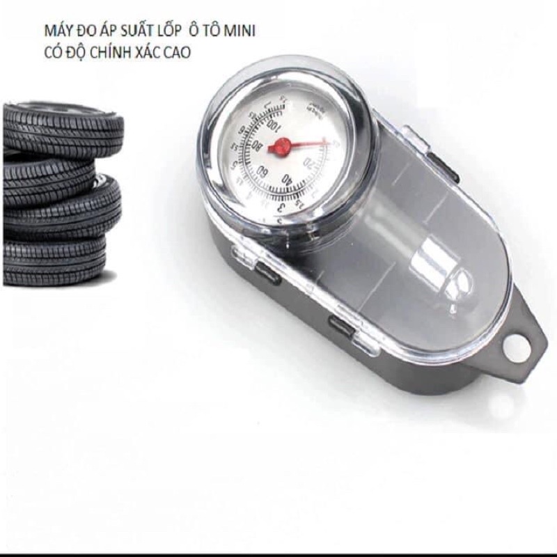 Đồng hồ đo áp suất lốp xe ô tô, xe máy