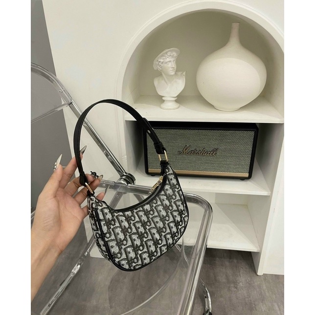 Túi xách nữ kẹp nách thổ cẩm in hoạ tiết D I O Rfreeship