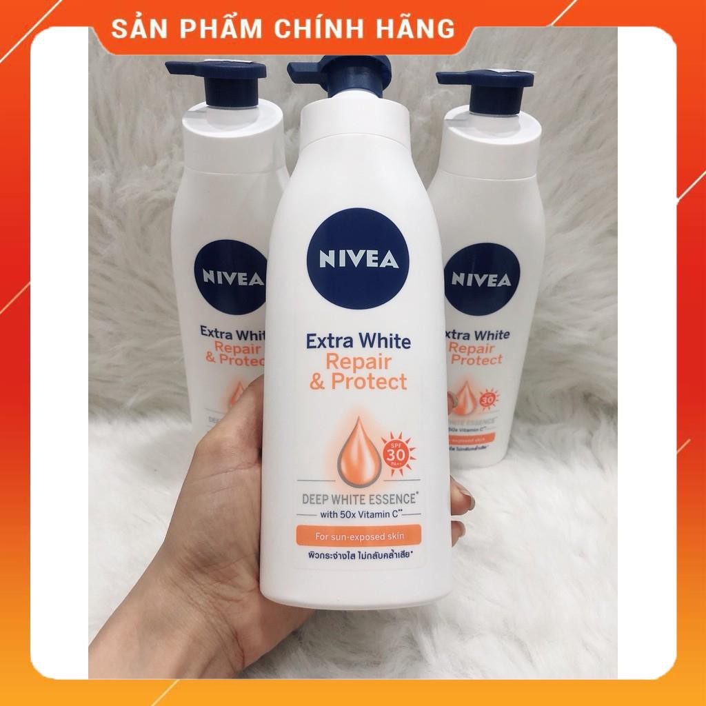 Sữa Dưỡng Thể Nivea Giúp trắng da, săn da Ban Ngày SPF 30 PA++(350ml)