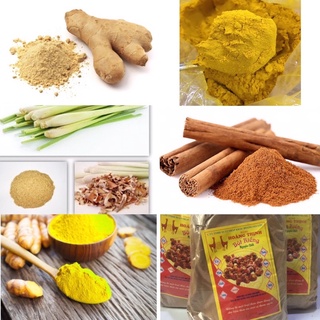 Bột gia vị - quế / hành / tỏi / sả / nghệ / điều đỏ / gừng / quế thanh 50g - gói chiết lẻ 50g