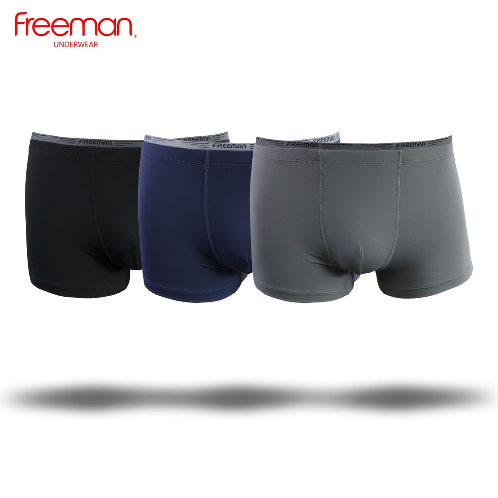 Quần boxer thun lạnh 2 da cao cấp FREEMAN [Combo 3] - 6525