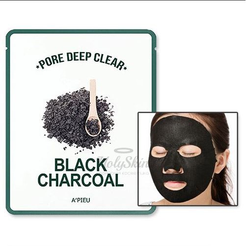 Mặt Nạ Giấy A'Pieu Pore Deep Clear Black Charcoal Mask 25g