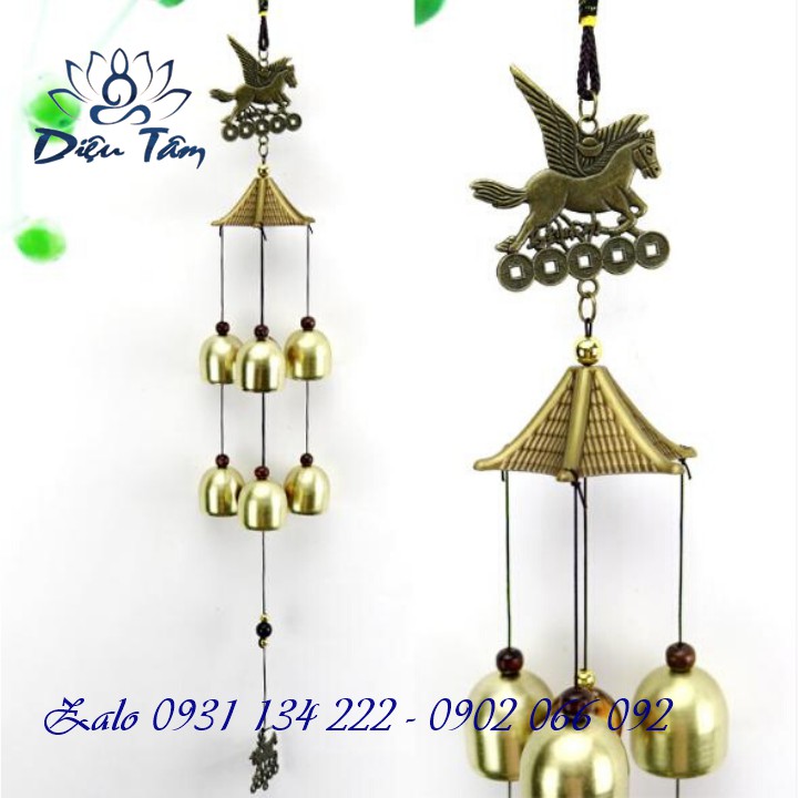 Chuông gió 6 quả mã đáo thành công 206M