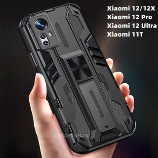 Ốp Điện Thoại Kiểu Giáp Chống Sốc Có Giá Đỡ Thời Trang Cho Xiaomi 12X 12 Pro Ultra 12Pro Mi12 11T Pro