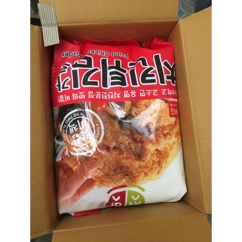Bột chiên gà 5kg chuyên nghiệp cho nhà hàng/ quán ăn Hàn Quốc Beksul CJ/ Chungwoo