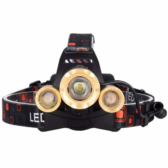 ĐÈN PIN ĐỘI ĐẦU 3 XML-T6 có zoom