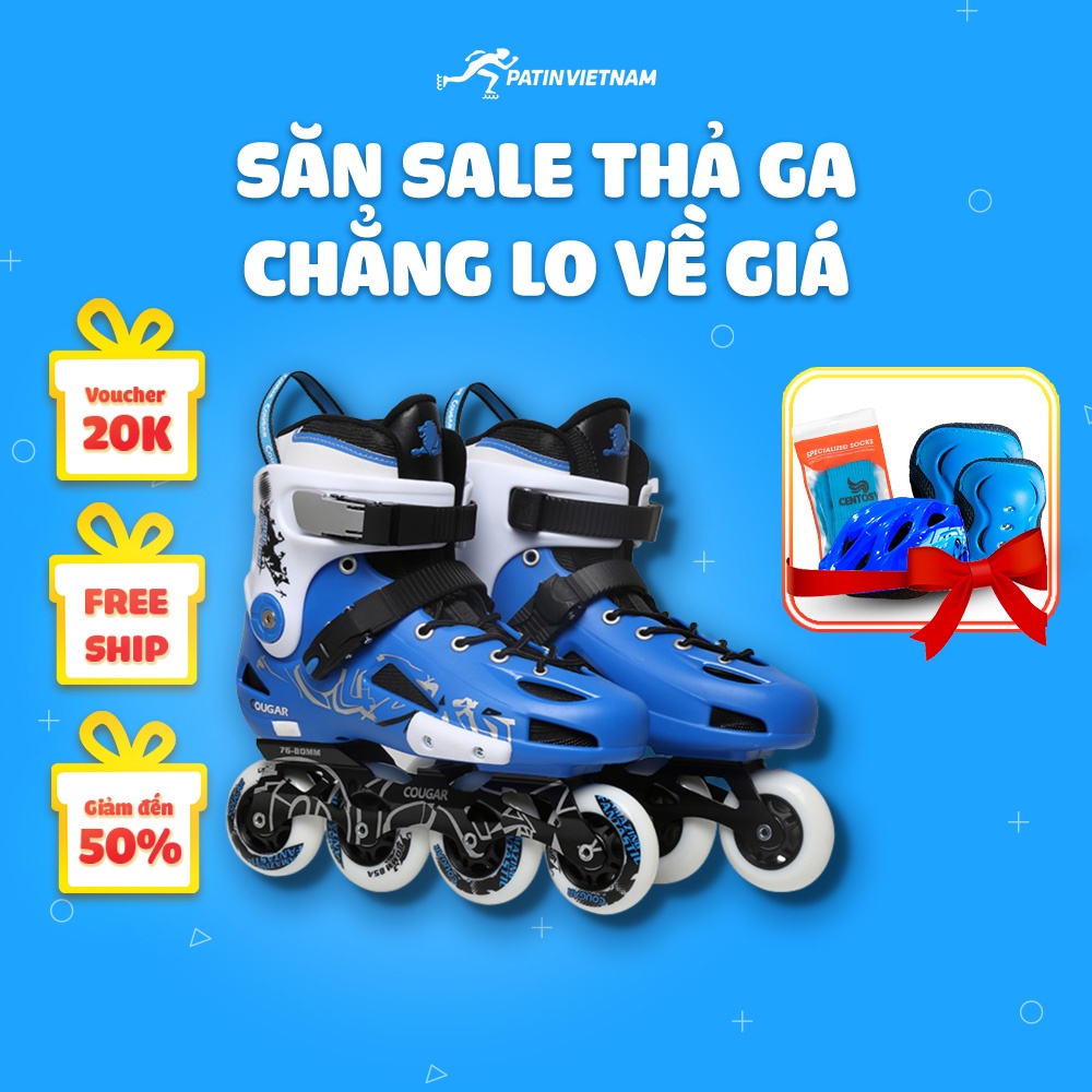 Giày patin Cougar MZS 307 chính hãng, giày patin cao cấp