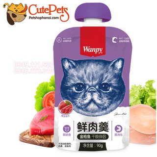 Súp thưởng Wanpy 90g dành cho mèo - Cutepets