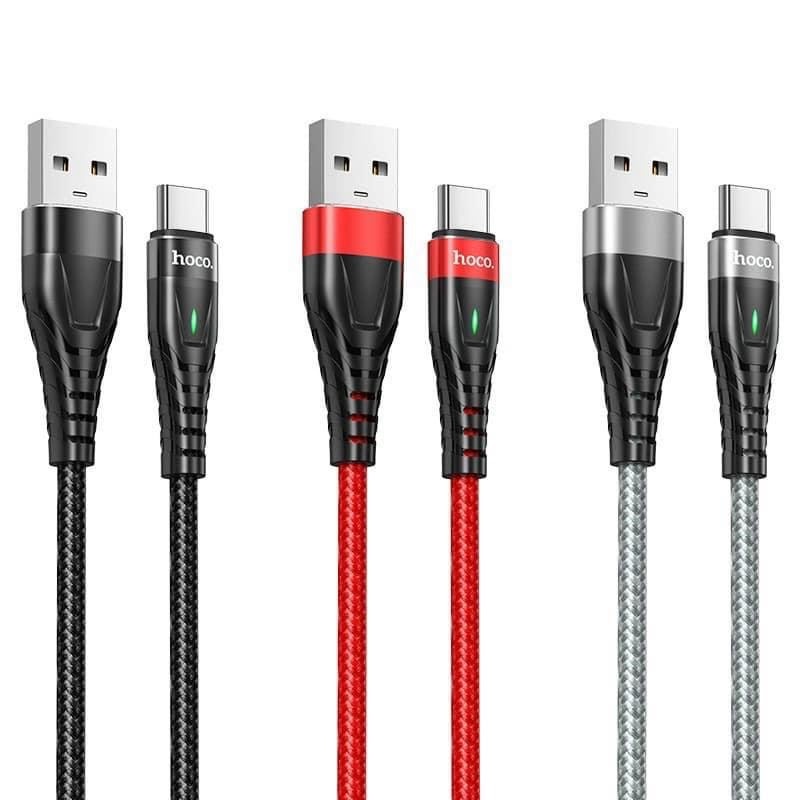 Cáp sạc nhanh Hoco ME3 (Micro,chân IP,Type-C)