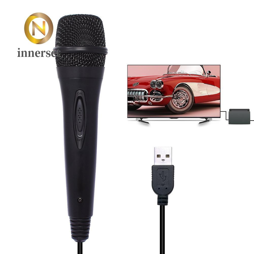 Mic Có Dây 3m / 9.8ft Cho Máy Chơi Game Ps4 Wii U Pc