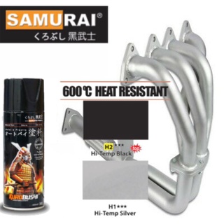 Samurai Hi-Temp Silver 300ml ( H1 & H2)-  Sơn xịt Samurai Chịu nhiệt 600°C