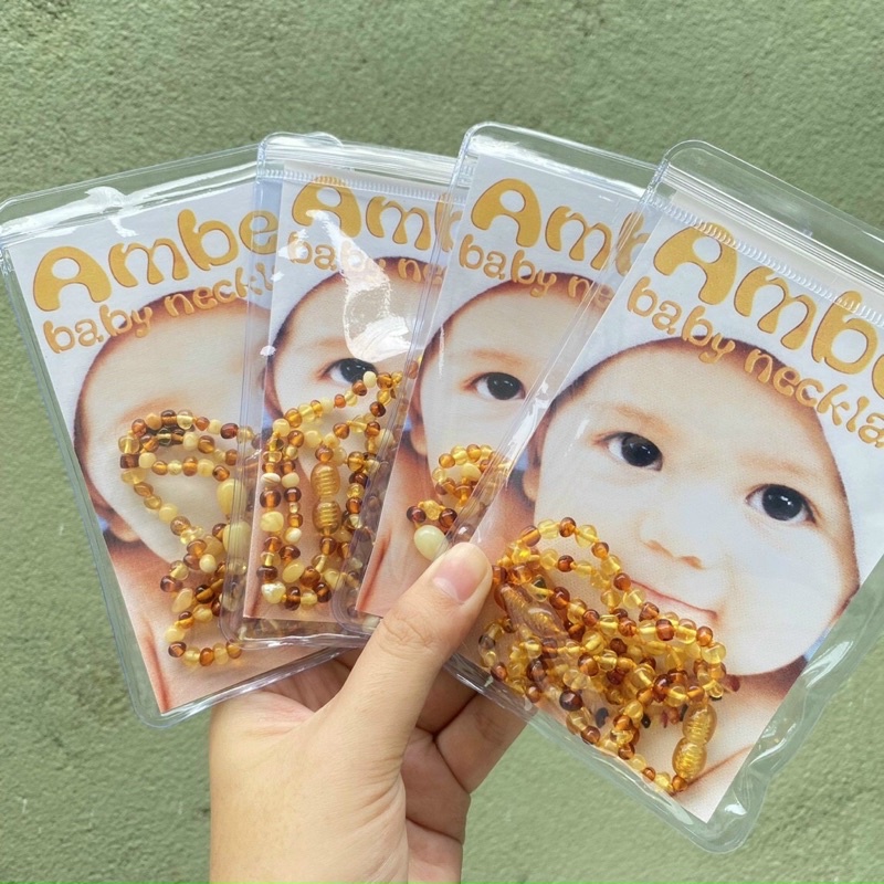 Bổ hổ phách Amber cho bé