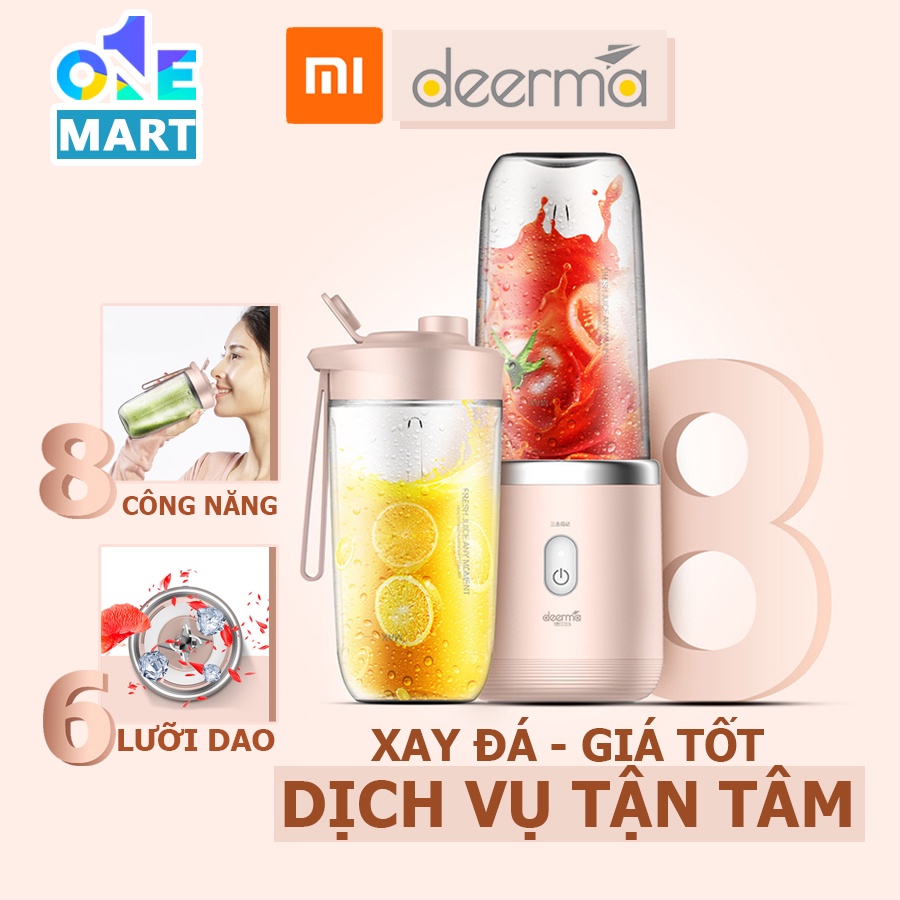 Máy xay sinh tố Deerma Nu05 công suất lớn lưỡi dao cải tiến hiệu suất cao hơn tiết kiệm pin hơn