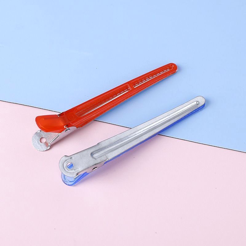 Sỉ 100 cây kẹp mỏ vịt có sắt MÀU NGẪU NHIÊN, Làm tóc,trang điểm