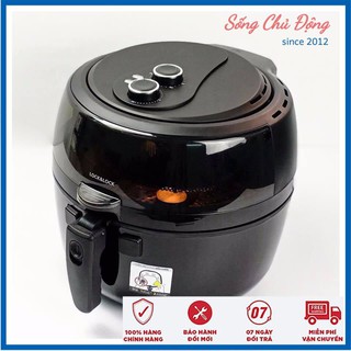 Nồi chiên không dầu Lock&Lock 6,5L EJF586 có chức năng đảo thức ăn, nồi chiên chính hãng
