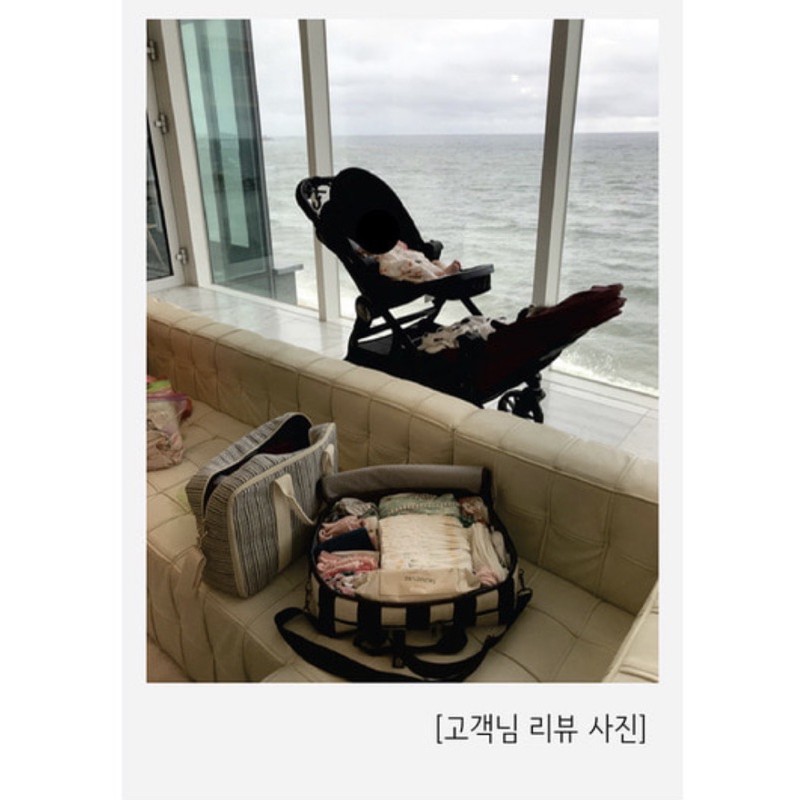 Túi bỉm sữa du lịch chống thấm cao cấp Hàn Quốc(45x30x15x20cm)