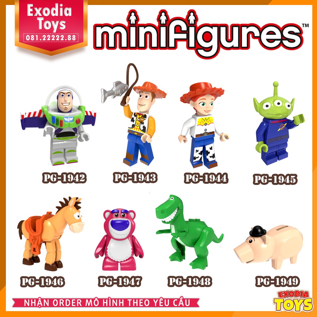 Xếp hình minifigure nhân vật Toy Story Câu Chuyện Đồ Chơi - Đồ Chơi Lắp Ghép Sáng Tạo - POGO 8222