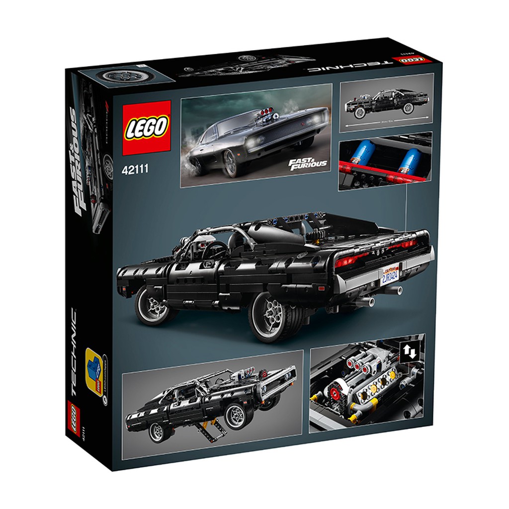 LEGO TECHNIC 42111 Siêu Xe Dom's Dodge Charger ( 1077 Chi tiết)