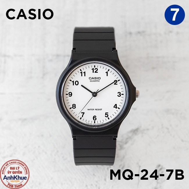 Đồng hồ unisex Casio chính hãng Anh Khuê MQ-24 (34mm) (tay nam nhỏ và nữ)