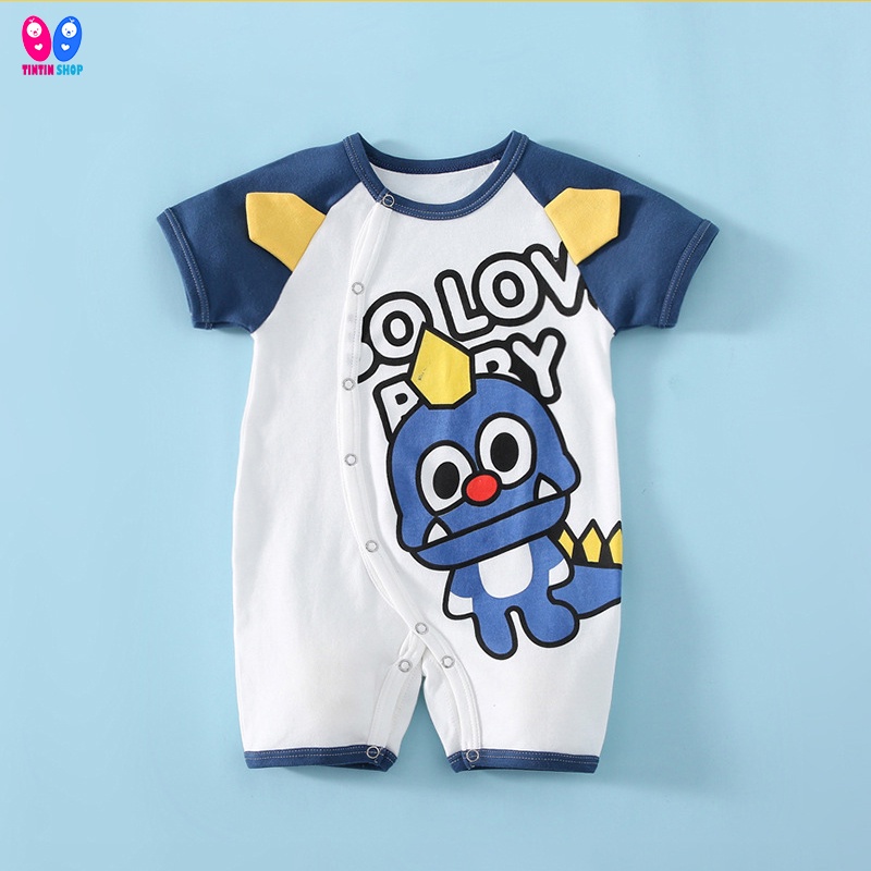 Body đùi Áo liền quần Body hình thú cho bé trai, bé gái sơ sinh 100% cotton cao cấp SLH29