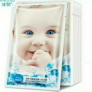 Mặt nạ em bé đá băng bổ sung nước