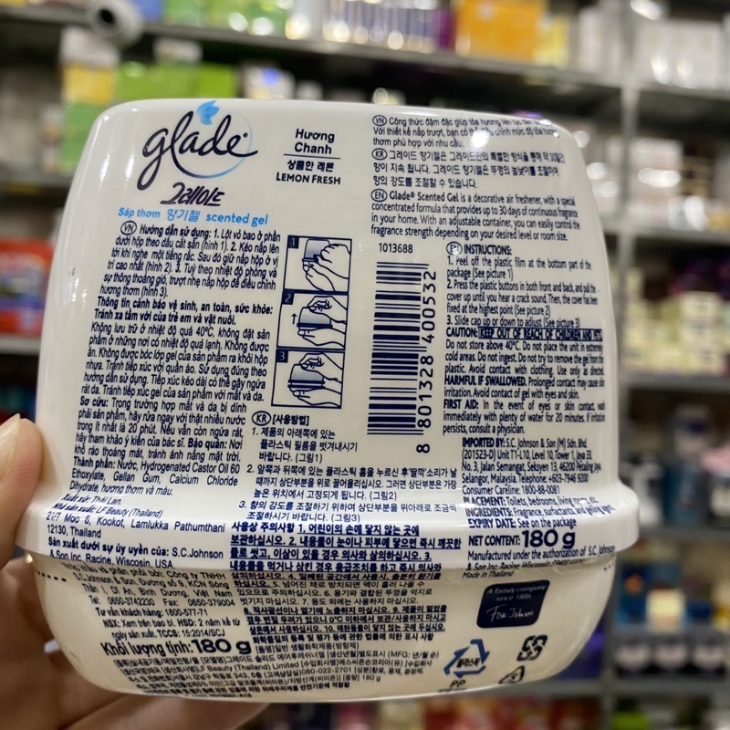 Sáp thơm Glade hương chanh 180g